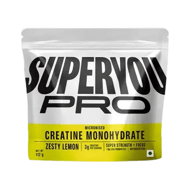 SuperYou Creatine Monohydrate | 112g | Zesty Lemon